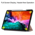 Miniatyrbild 4 av 8: iPad Pro 12.9 5th Gen (2021) Fodral Tri-Fold Med Pencil-hållare Rosa