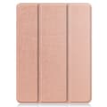 Miniatyrbild 8 av 8: iPad Pro 12.9 5th Gen (2021) Fodral Tri-Fold Med Pencil-hållare Rosa
