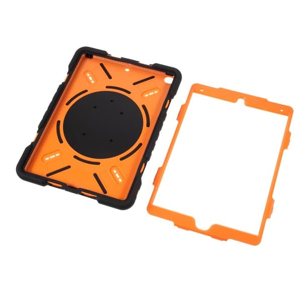 PEPKOO iPad 10.2 2020/2019. Air 10.5 2019. Pro 10.5 2017. Extreme Armor - Sort/Orange
