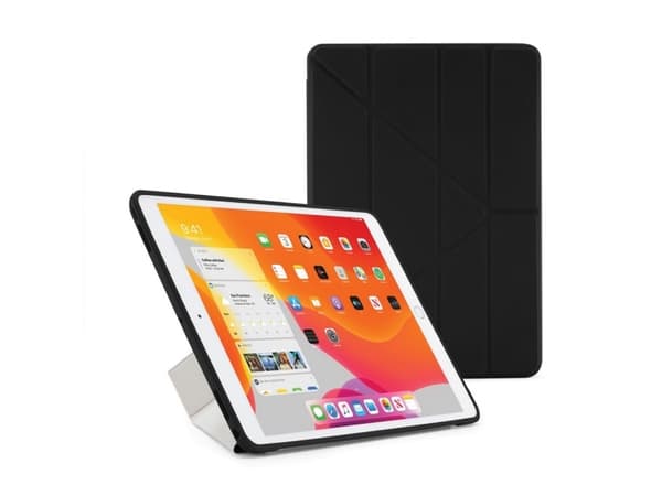 Pipetto nettbrettdeksel Pipetto Origami-deksel til iPad 10.2'' 2019/2020 svart
