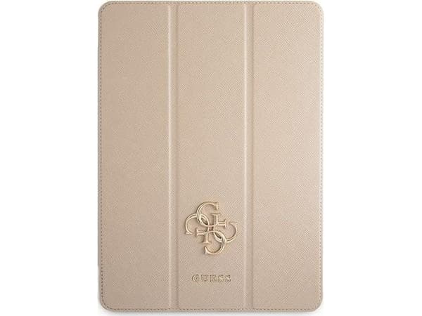 Etui na tablet Guess Etui Guess GUIC12PUSASGO Apple iPad Pro 12.9 2021 (5. generacji) Book Cover złoty/gold Saffiano Collection