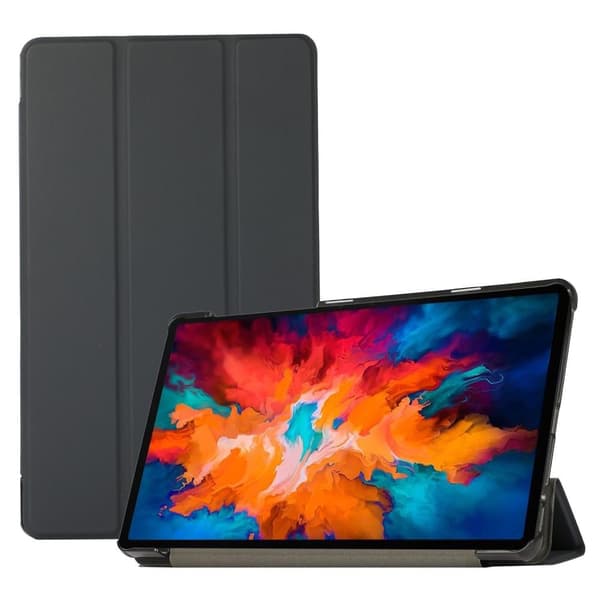 Samsung Galaxy Tab A7 Lite 8.7" Kolminkertainen Telinekotelo - Musta