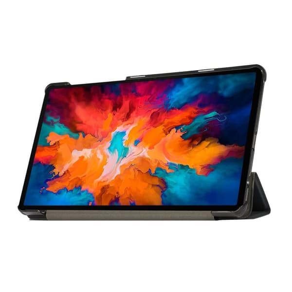Samsung Galaxy Tab A7 Lite 8.7" Kolminkertainen Telinekotelo - Musta