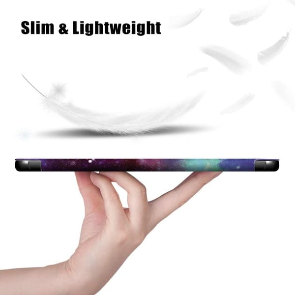 Trifoldet stativetui til Samsung Galaxy Tab S6 Lite - Sommerfugl