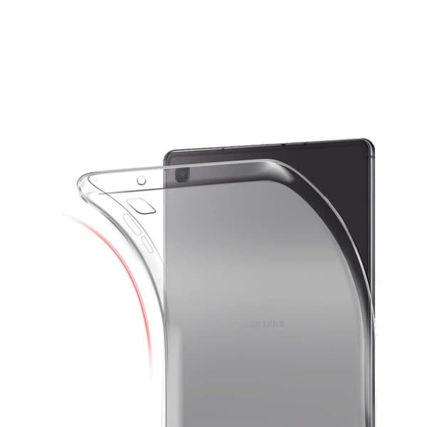 Frostet TPU Tablet Taske til Samsung Galaxy Tab S6 Lite - Gennemsigtig