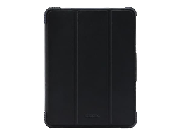 DICOTA Folio Case - Lommebok for nettbrett - termoplast-polyuretan (TPU), polykarbonat, gjenvunnet PET - svart - 11" - for Apple 10.9-inch iPad Air (