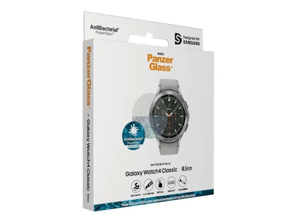 PanzerGlass - Skärmskydd för smart klocka - glas - CrystalClear - för Samsung Galaxy Watch4 Classic (42 mm)