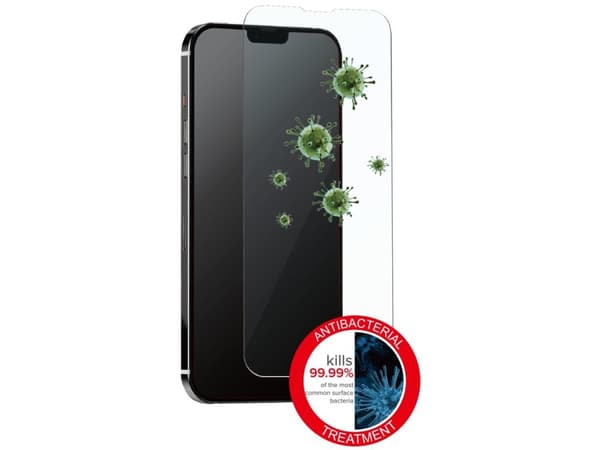 eSTUFF Titan Shield - Skärmskydd för mobiltelefon - glas - 5.4" - klar (paket om 25) - för Apple iPhone 13 mini