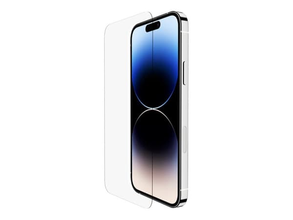 Belkin Screenforce, Apple, iPhone 13, iPhone 13 Pro, Antibakteerinen, Iskunkestävä, Naarmuuntumisenkestävä, Läpinäkyvä, 1 kpl