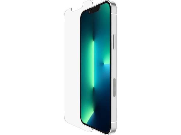 Belkin SFA064EC, Apple, iPhone 13 Pro Max, Antibakteerinen, Iskunkestävä, Naarmuuntumisenkestävä, Läpinäkyvä, 1 kpl