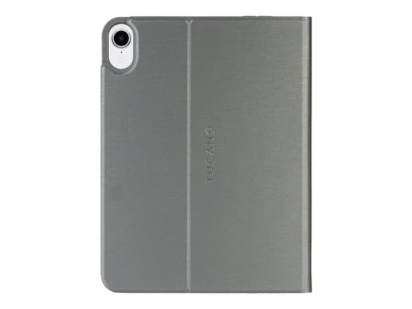 Tucano Metal - Vikbart fodral för surfplatta - 65 % återvunnen plast - rymdgrå - för Apple iPad mini (6:e generation)