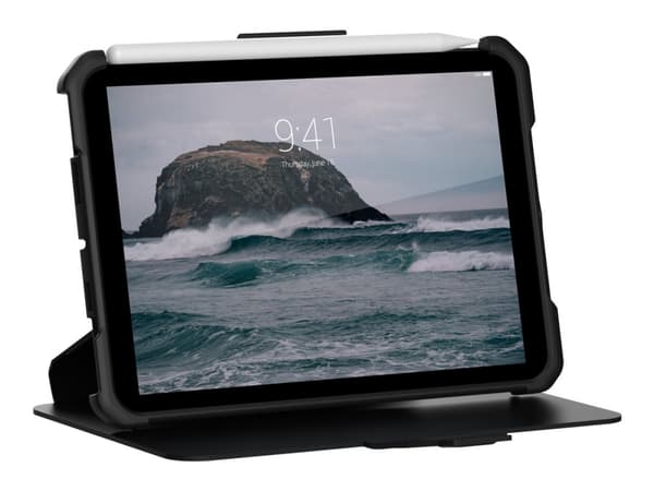 UAG Rugged Case for iPad Mini (6th Gen, 2021) [8.3-inch] - Metropolis SE Black - Vikbart fodral för surfplatta - svart - 8.3" - för Apple iPad mini (