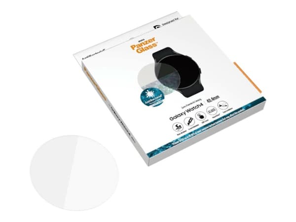PanzerGlass - Skjermbeskyttelse for smart armbåndsur - glass - krystallklar - for Samsung Galaxy Watch4 (40 mm)