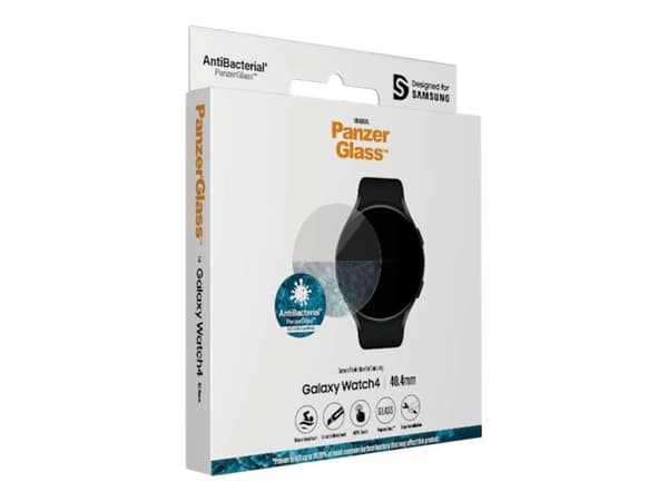 PanzerGlass - Skjermbeskyttelse for smart armbåndsur - glass - krystallklar - for Samsung Galaxy Watch4 (40 mm)