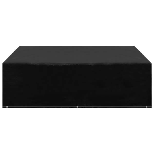 vidaXL Överdrag för trädgårdsmöbler 2 st 8 öljetter 200x200x70 cm