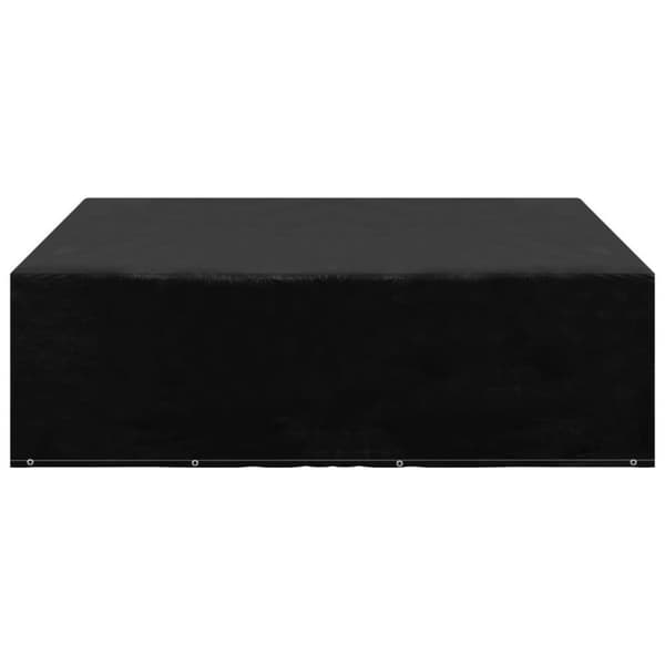 vidaXL Överdrag för trädgårdsmöbler 2 st 12 öljetter 250x250x70 cm