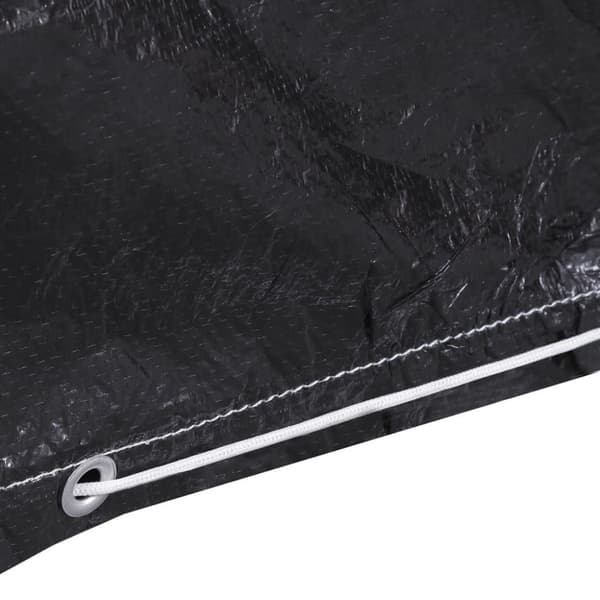 vidaXL Hammockskydd 2 st 6 öljetter 185x117x170 cm