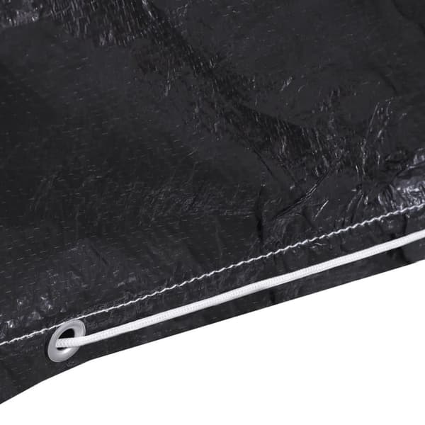 vidaXL Puutarhakalusteiden suojat 2 kpl 10 purjerengasta 205x90 cm