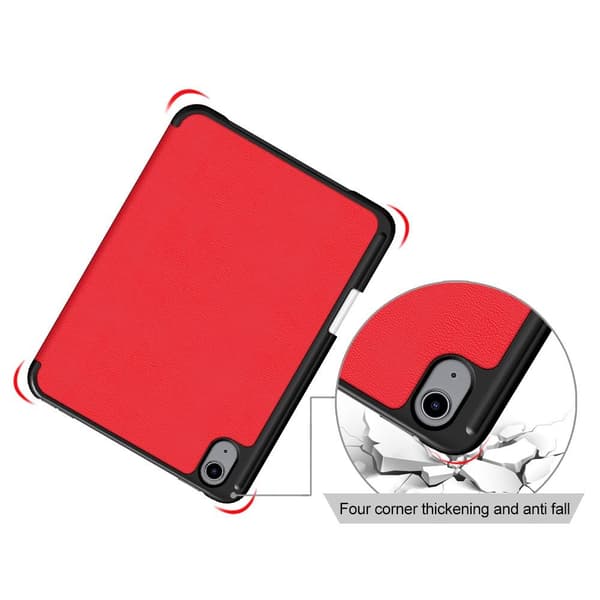 Apple iPad mini 6 (2021) Slim Fit Fodral Wake / Sleep - Röd