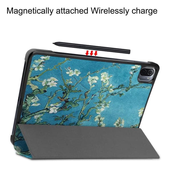 Slim Fit Cover Till Xiaomi Pad 5 - Sleep/Wake Up - Plum Blossom