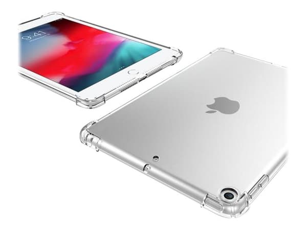 eSTUFF - Baksidesskydd för surfplatta - termoplastisk polyuretan (TPU) - klar - för Apple iPad mini (1:a generation); iPad mini 2 (2a generation); 3;