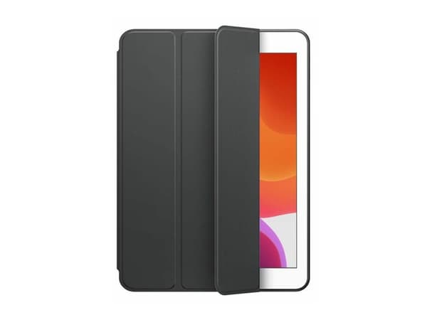 eSTUFF - Flipomslag för surfplatta - termoplastisk polyuretan (TPU) - sort - 7.9" - för Apple iPad mini (6. generation)