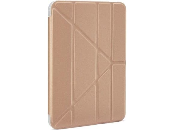 Pipetto Original Origami No1 - Lommebok for nettbrett - termoplast-polyuretan (TPU) - rosagull - for Apple iPad mini (6. generasjon)