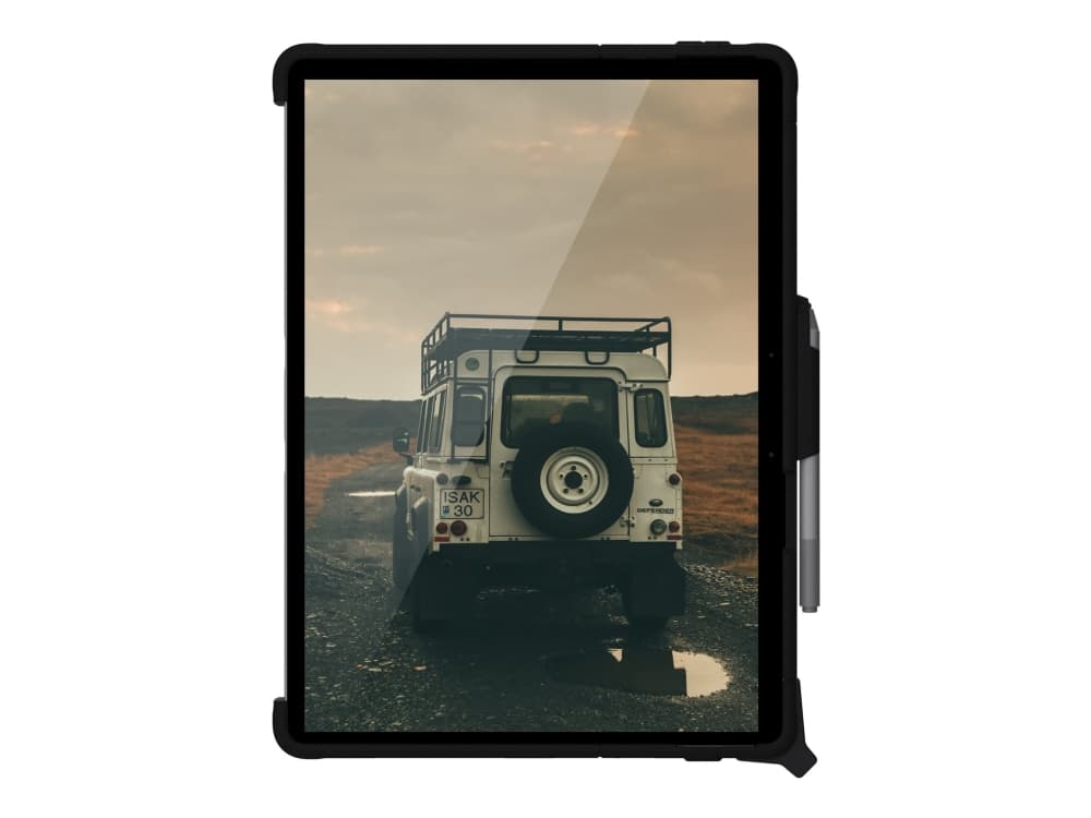 UAG Rugged Case for Microsoft Surface Pro 8 w/ Handstrap - Scout Black - Baksidesskydd för surfplatta - with hand strap - svart - för Microsoft Surfa