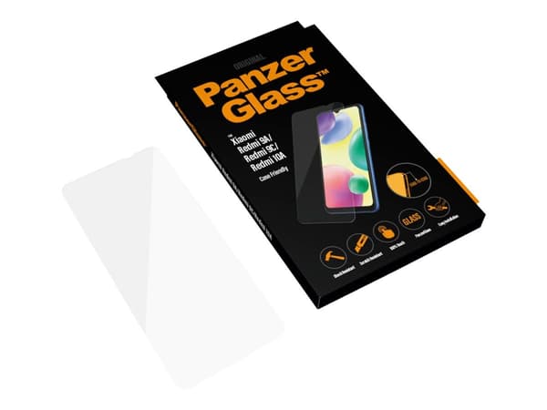 PanzerGlass - Skjermbeskyttelse for mobiltelefon - glass - for Xiaomi Redmi 9A