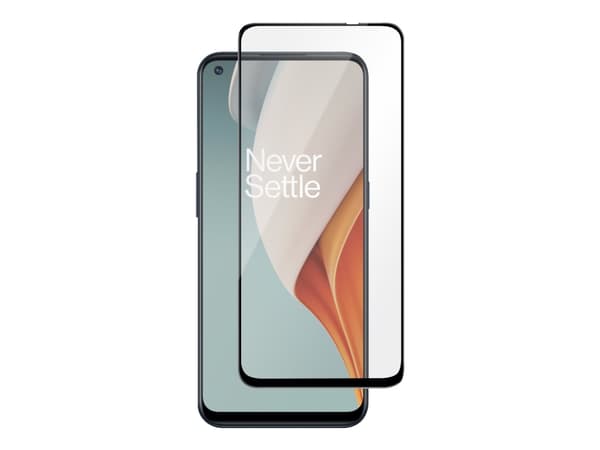Panzer Premium Full-Fit - Skärmskydd för mobiltelefon - glas - ramfärg svart - för OnePlus Nord N100