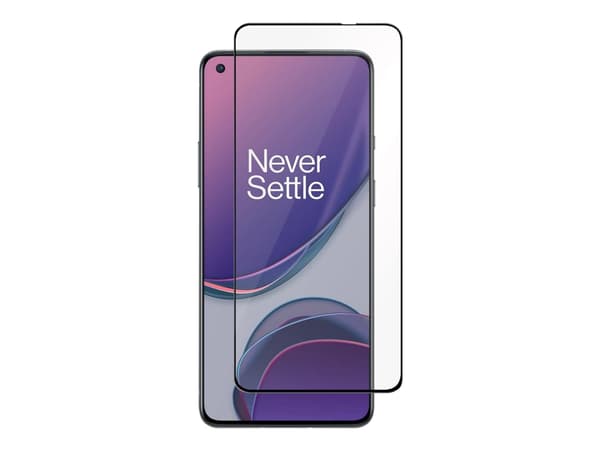 Panzer Premium Full-Fit - Skärmskydd för mobiltelefon - glas - ramfärg svart - för OnePlus 9