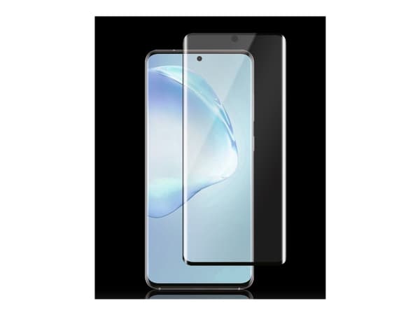 Panzer Premium Curved Glass - Skärmskydd för mobiltelefon - 3D - glas - ramfärg svart - för Samsung Galaxy S20+, S20+ 5G
