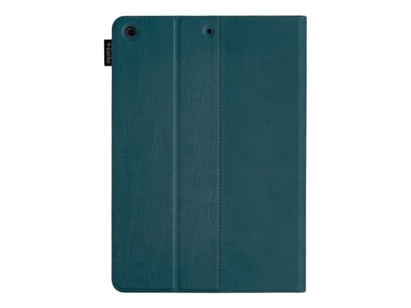 Gecko Covers Easy-click 2.0 - Lommebok for nettbrett - velur - bensin - for Apple 10.2-inch iPad (9. generasjon)