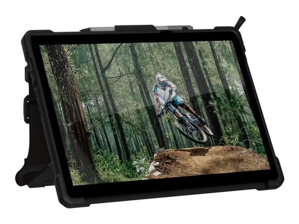 UAG Rugged Case for Microsoft Surface Pro 8 w/ Handstrap - Plasma Ice - Baksidesskydd för surfplatta - robust - is - för Microsoft Surface Pro 8