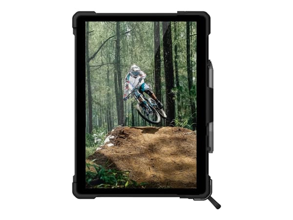 UAG Rugged Case for Microsoft Surface Pro 8 w/ Handstrap - Plasma Ice - Baksidesskydd för surfplatta - robust - is - för Microsoft Surface Pro 8