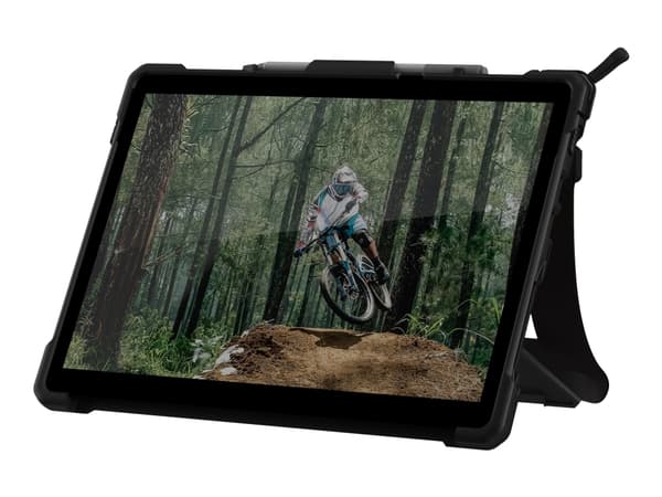 UAG Rugged Case for Microsoft Surface Pro 8 w/ Handstrap - Plasma Ice - Baksidesskydd för surfplatta - robust - is - för Microsoft Surface Pro 8
