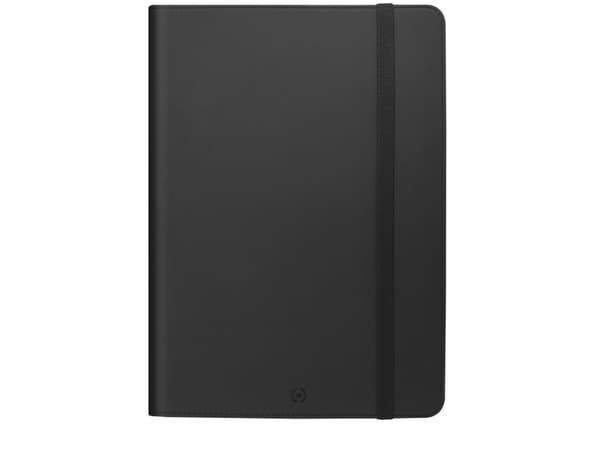 Celly BookBand - Lommebok for nettbrett - Faxu-lær - svart - 10.2" - for Apple 10.2-inch iPad (7. generasjon, 8. generasjon)