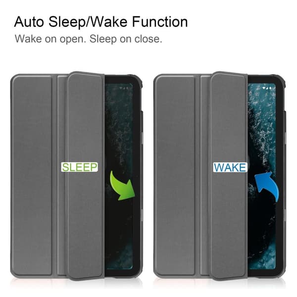 Slim Fit Cover Fodral Till Nokia T20 - Grå