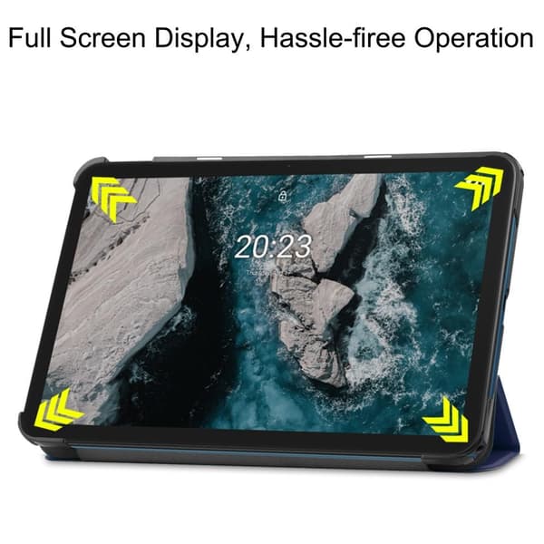 Slim Fit Cover Fodral Till Nokia T20 - MörkBlå