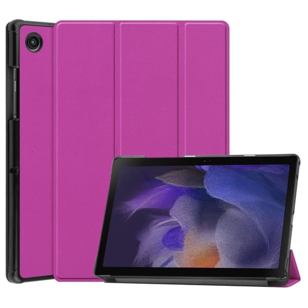 Trifoldet stativetui til Samsung Galaxy Tab A8 10.5" (2021) - Lilla