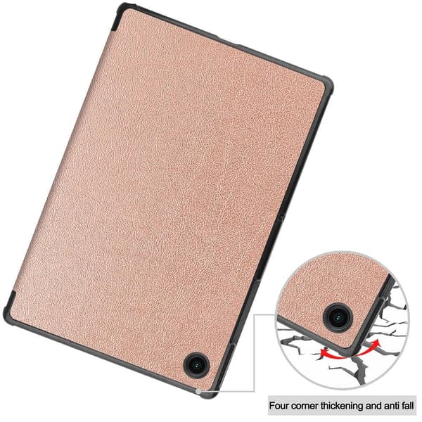 Kolminkertainen telinekotelo Samsung Galaxy Tab A8 10.5" (2021) -ruusukulta
