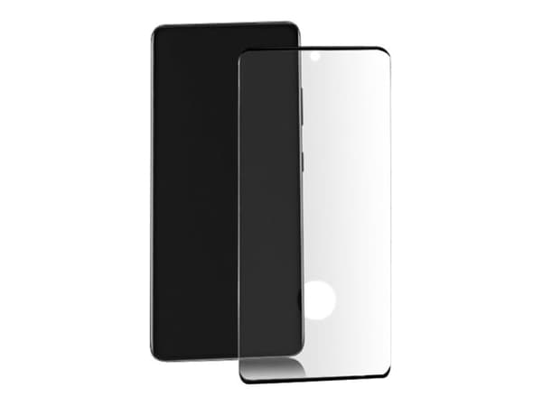 Qoltec 52120, Samsung, Samsung Galaxy S21, Naarmuuntumisenkestävä, Iskunkestävä, Musta, Läpinäkyvä, 1 kpl