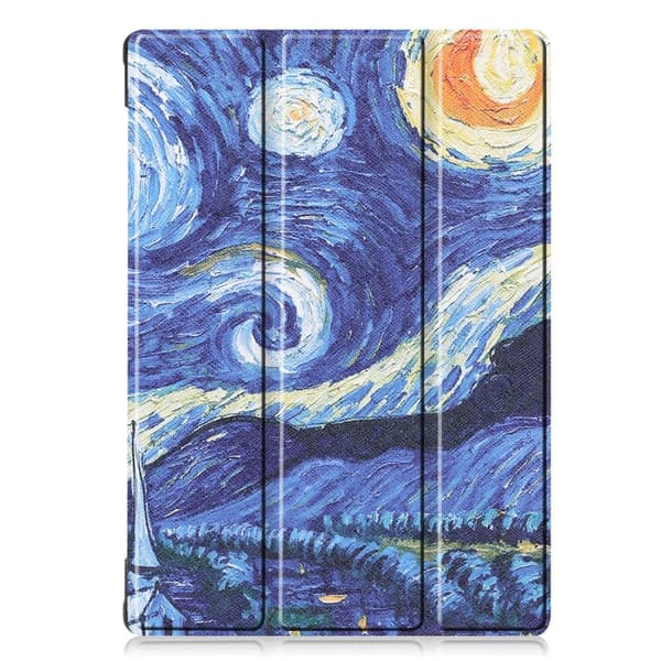 Tri-fold Fodral till Lenovo Tab M10 FHD REL TB-X605FC - Oil Painting