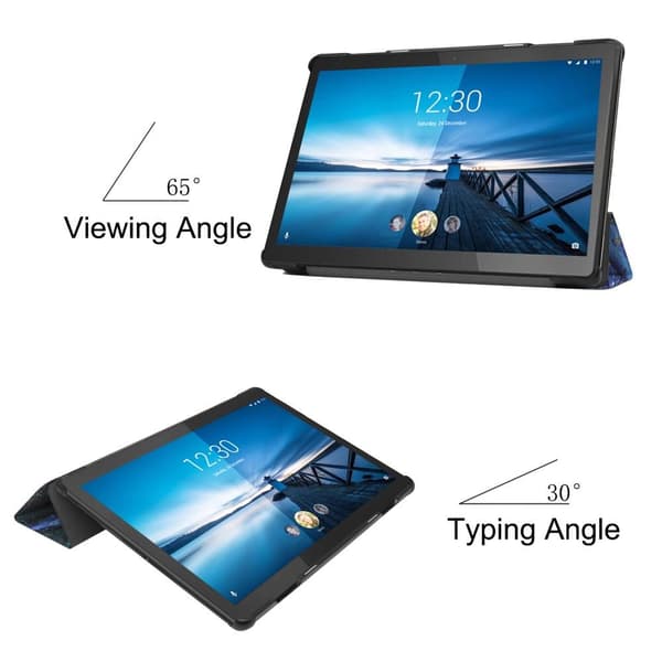 Tri-fold Fodral till Lenovo Tab M10 FHD REL TB-X605FC - Oil Painting