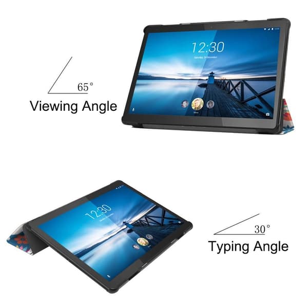 Tri-fold Fodral till Lenovo Tab M10 FHD REL TB-X605FC - Oil Painting
