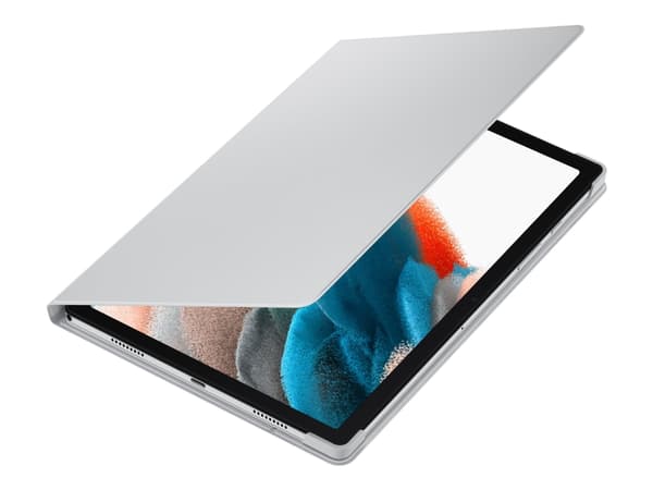 Samsung EF-BX200 - Flipomslag til tablet - sølv - Galaxy Tab A8 -puhelimelle