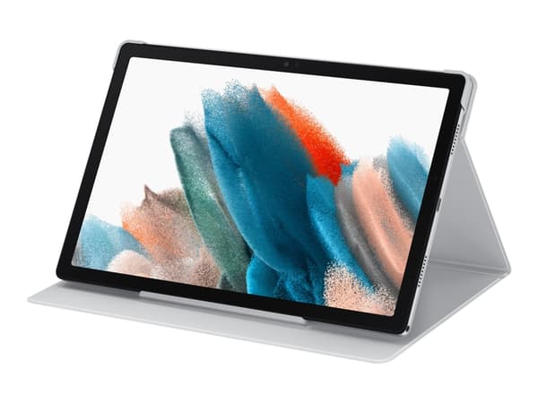 Samsung EF-BX200 - Flipomslag til tablet - sølv - Galaxy Tab A8 -puhelimelle