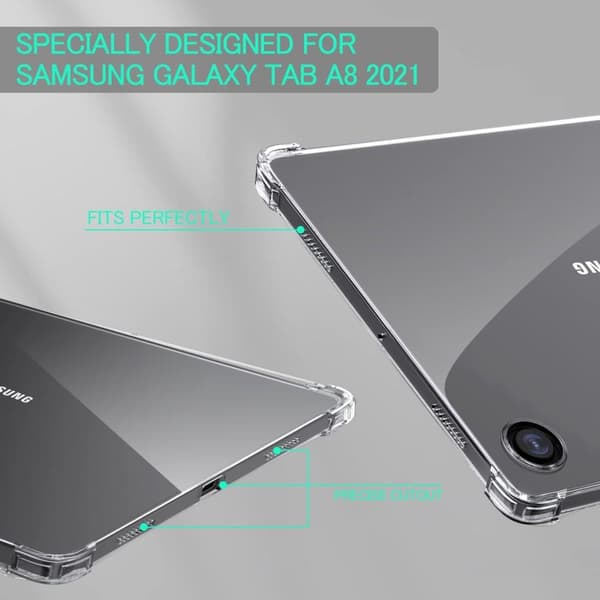 Samsung Galaxy Tab A8 10.5 (2021) TPU Deksel - Gjennomsiktig