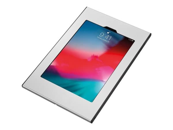 Vogel's TabLock PTS 1244 - Hölje - för surfplatta - låsbar - aluminium, stål - silver - monteringsgränssnitt: 100 x 100 mm - väggmonterbar, VESA-fäst