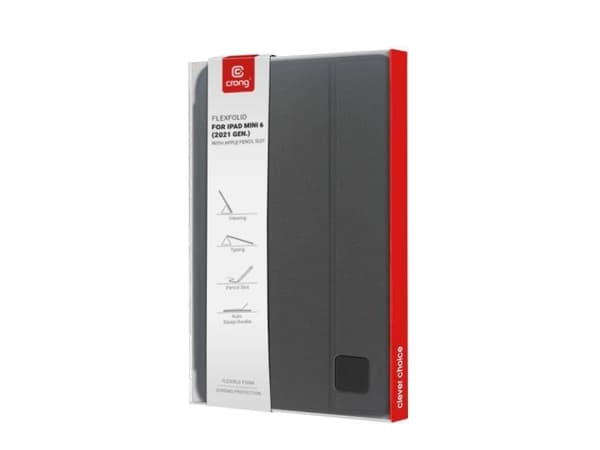 Crong BT-CRG-FXF-IPDM6-BLK, Folio, Apple, iPad Mini 6, 21,1 cm (8.3")